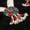 Long Multicolor Polki Mala Necklace/indian Long Necklace/Pakistani Jewelry/Necklace Mala/Indian/Punjabi Jewelry/Indian Wedding/Rani Haar | Save 33% - Rajasthan Living 13