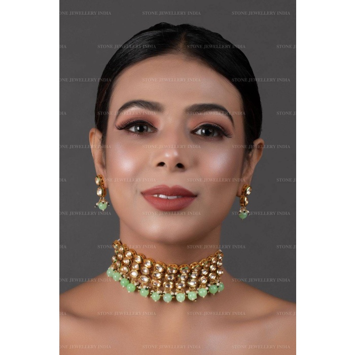 Kundan Necklace/ Golden Meenakari Necklace/ Kundan Necklace/ Bridal Kundan Necklace/ Kundan Jewelry/Indian Wedding/kundan Meenakari Necklace | Save 33% - Rajasthan Living 5