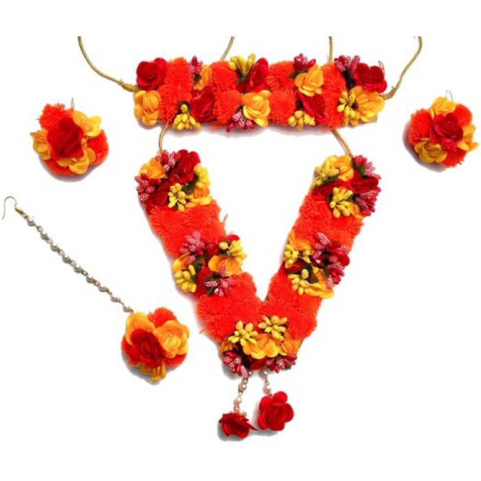 Flower Jewellery for Wedding Function, Haldi Function, Artificial Jewellery | Save 33% - Rajasthan Living 5