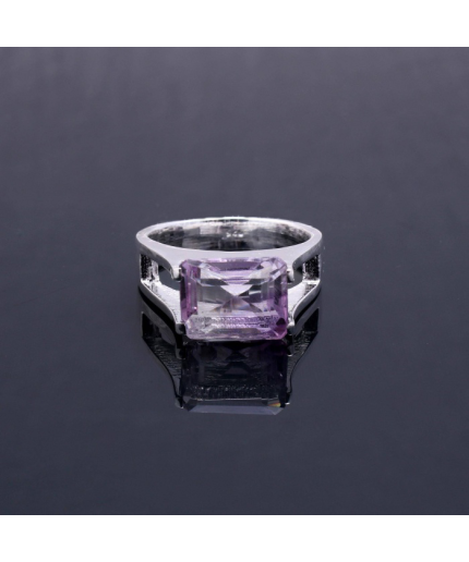 Natural Amethyst Ring Statement Gemstone Ring 925 Sterling Silver Ring Handmade Jewelry May Birthstone Engagement Ring for Girls and Women | Save 33% - Rajasthan Living