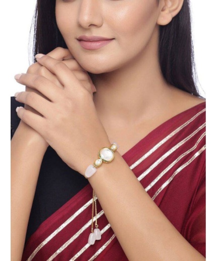 Kundan Bracelet/ Polki Haath Phool /hath Panja/ Adjustable Bracelet/ Finger Bracelet /indian Bridal Jewellery/ Hand Harness /dulhan Barclet | Save 33% - Rajasthan Living