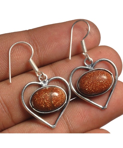 Sunstone Earring 925 Sterling Silver Plated Earring Jewelry E-8208 | Save 33% - Rajasthan Living