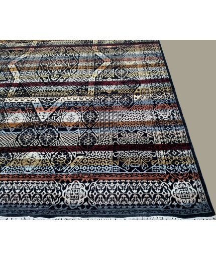 Hand made mamlook design stripe rug | Save 33% - Rajasthan Living 3