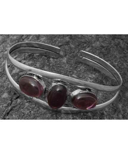 Amethyst Bracelet 925 Sterling Silver Plated Cuff Bangle Bracelet BB-04-048 | Save 33% - Rajasthan Living