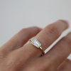 14k Gold Baguette Diamond Wedding Ring, Handmade Baguette Diamond Ring, Diamond Wedding Band, Baguette Diamond Ring, Gift For Her | Save 33% - Rajasthan Living 16