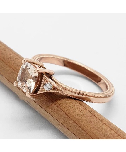 3 Ct Cushion Cut Lab Diamond Wedding Ring Solitaire Lab Diamond Ring White Cushion Engagement Ring, Anniversary Ring Bridal Gift 14K Gold | Save 33% - Rajasthan Living 3