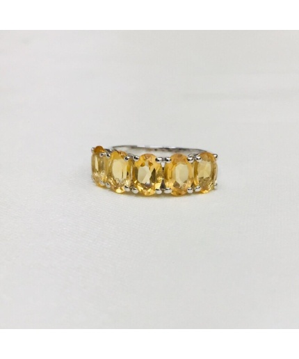 925 Sterling Silver Ring, Citrine Ring | Save 33% - Rajasthan Living 3