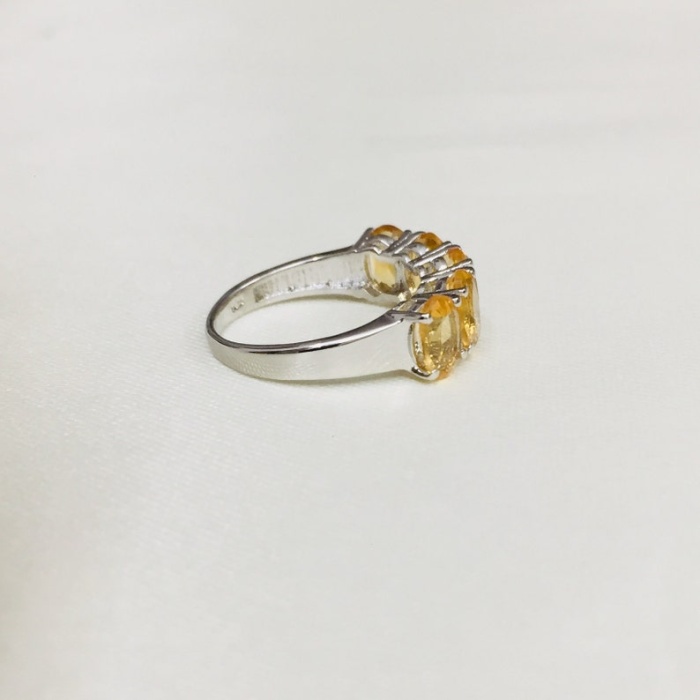 925 Sterling Silver Ring, Citrine Ring | Save 33% - Rajasthan Living 7
