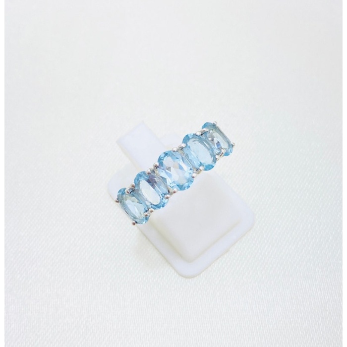 925 Sterling Silver Ring, Blue Topaz Ring | Save 33% - Rajasthan Living 6