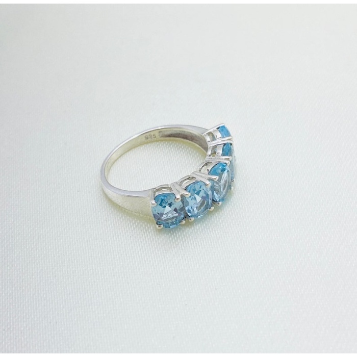 925 Sterling Silver Ring, Blue Topaz Ring | Save 33% - Rajasthan Living 7
