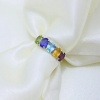 925 Sterling Silver Ring, Multi Color Ring | Save 33% - Rajasthan Living 8