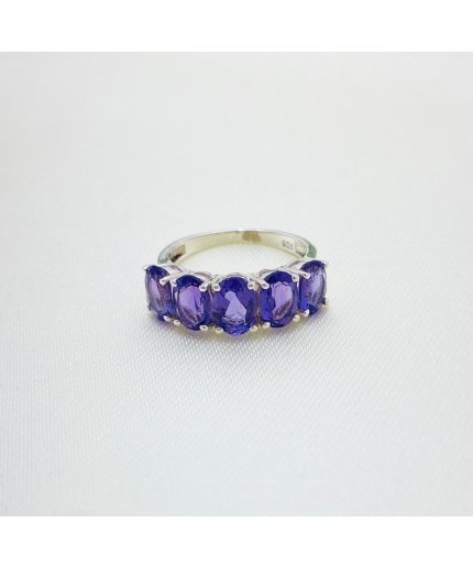925 Sterling Silver Ring, Amethyst Ring | Save 33% - Rajasthan Living 3
