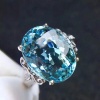 Natural Blue Topaz Ring, 925 Sterling Sliver, Topaz Engagement Ring, Topaz Ring, Wedding Ring, luxury Ring, soliture Ring, Ovel cut Ring | Save 33% - Rajasthan Living 12