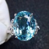 Natural Blue Topaz Ring, 925 Sterling Sliver, Topaz Engagement Ring, Topaz Ring, Wedding Ring, luxury Ring, soliture Ring, Ovel cut Ring | Save 33% - Rajasthan Living 10