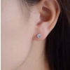 Natural Moonstone Studs Earrings, 925 Sterling Silver, Studs Earrings, Earrings, Moonstone Earrings, Luxury Earrings, Round Stone Earrings | Save 33% - Rajasthan Living 9