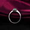 Natural Emerald Ring, 14k Solid White Gold Engagement Ring, Wedding Ring, Emerald Ring, Luxury Ring, Ring/Band, Oval Cut Ring | Save 33% - Rajasthan Living 13