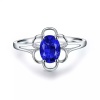 Natural Tanzanite Ring, 14k Solid White Gold Engagement Ring, Wedding Ring, Tanzanite Ring, luxury Ring, soliture Ring, Oval cut Ring | Save 33% - Rajasthan Living 11