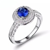 Natural Tanzanite Ring, 14k Solid White Gold Engagement Ring, Wedding Ring, Tanzanite Ring, luxury Ring, soliture Ring, Round cut Ring | Save 33% - Rajasthan Living 11