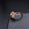 Natural Morganite Ring, 14k RoSe Gold Ring, Pink Morganite Ring, Engagement Ring, Wedding Ring, Luxury Ring, Ring/Band, Cushion Cut Ring | Save 33% - Rajasthan Living 14