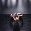 Natural Morganite Ring, 14k Rose Gold Ring, Pink Morganite Ring, Engagement Ring, Wedding Ring, Luxury Ring, Ring/Band, Oval Cut Ring | Save 33% - Rajasthan Living 14