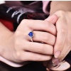 Natural Tanzanite Ring, 18k Solid White Gold Engagement Ring, Wedding Ring, Tanzanite Ring, luxury Ring, soliture Ring, Heart cut Ring | Save 33% - Rajasthan Living 13