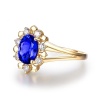 Natural Tanzanite Ring, 14k Solid Yellow Gold Engagement Ring, Wedding Ring, Tanzanite Ring, luxury Ring, soliture Ring, Oval cut Ring | Save 33% - Rajasthan Living 14