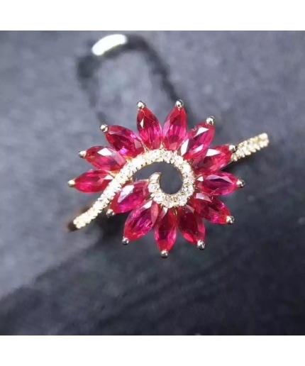 Natural Ruby Ring,925 Sterling Silver,Engagement Ring, Wedding Ring, Luxury Ring, Ring/Band, Marquise Cut Ring | Save 33% - Rajasthan Living