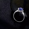 Natural Tanzanite Ring, 18k Solid White Gold Engagement Ring, Wedding Ring, Tanzanite Ring, luxury Ring, soliture Ring, Oval cut Ring | Save 33% - Rajasthan Living 15