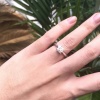 Moissanite Ring, 925 Sterling Silver, 1.3ct Moissanite Ring, Engagement Ring, Wedding Ring, Luxury Ring, Ring/Band, Princess Cut Ring | Save 33% - Rajasthan Living 16