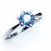 Natural Aquamarine Ring, 925 Sterling Silver, Aquamarine Ring, Engagement Ring, Wedding Ring, Luxury Ring, Ring/Band, Round Cut Ring | Save 33% - Rajasthan Living 11