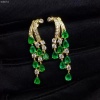 Natural Emerald Drop Earrings, 925 Sterling Silver, Emerald Drop Earrings, Emerald Silver Earrings, Luxury Earrings, Pear Cut Stone Earrings | Save 33% - Rajasthan Living 9