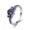 925 Sterling Silver Lab Amethyst Woman Ring, Emerald Ring, Statement Ring, Engagement and Wedding Ring | Save 33% - Rajasthan Living 12