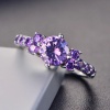 925 Sterling Silver Lab Amethyst Woman Ring, Emerald Ring, Statement Ring, Engagement and Wedding Ring | Save 33% - Rajasthan Living 13