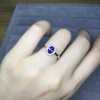 Natural Tanzanite Ring,925 Sterling Sliver,Engagement Ring,Wedding Ring, luxury Ring, soliture Ring,Ovel cut Ring | Save 33% - Rajasthan Living 10
