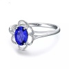 Natural Tanzanite Ring, 14k Solid White Gold Engagement Ring, Wedding Ring, Tanzanite Ring, luxury Ring, soliture Ring, Oval cut Ring | Save 33% - Rajasthan Living 13