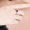 Natural Tanzanite Ring, 18k Solid White Gold Engagement Ring, Wedding Ring, Tanzanite Ring, luxury Ring, soliture Ring, Oval cut Ring | Save 33% - Rajasthan Living 16