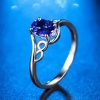 Natural Tanzanite Ring, 18k Solid White Gold Engagement Ring, Wedding Ring, Tanzanite Ring, luxury Ring, soliture Ring, Oval cut Ring | Save 33% - Rajasthan Living 13