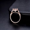 Natural Morganite Ring, 14k RoSe Gold Ring, Pink Morganite Ring, Engagement Ring, Wedding Ring, Luxury Ring, Ring/Band, Cushion Cut Ring | Save 33% - Rajasthan Living 13