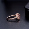 Natural Morganite Ring, 14k RoSe Gold Ring, Pink Morganite Ring, Engagement Ring, Wedding Ring, Luxury Ring, Ring/Band, Cushion Cut Ring | Save 33% - Rajasthan Living 15