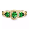 Natural Tsavorite Ring, 14k Yellow Gold Ring, Tsavorite Ring, Engagement Ring, Wedding Ring, Luxury Ring, Ring/Band, Oval Cut Ring | Save 33% - Rajasthan Living 12