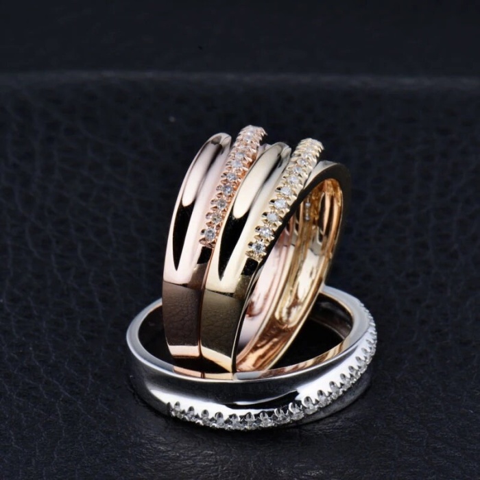 Diamond Ring, 14k White Gold Diamond Ring, Engagement Ring, Wedding Ring, Luxury Ring, Ring/Band, Diamond Cut Ring | Save 33% - Rajasthan Living 8