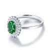 Natural Tsavorite Ring, 14k White Gold Ring, Tsavorite Ring, Engagement Ring, Wedding Ring, Luxury Ring, Ring/Band, Oval Cut Ring | Save 33% - Rajasthan Living 15