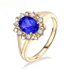 Natural Tanzanite Ring, 14k Solid Yellow Gold Engagement Ring, Wedding Ring, Tanzanite Ring, luxury Ring, soliture Ring, Oval cut Ring | Save 33% - Rajasthan Living 11