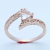 Morganite Ring, 14k Rose Gold Ring, Pink Morganite Ring, Engagement Ring, Wedding Ring, Luxury Ring, Ring/Band, Trillion Cut Ring | Save 33% - Rajasthan Living 11