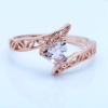 Morganite Ring, 14k Rose Gold Ring, Pink Morganite Ring, Engagement Ring, Wedding Ring, Luxury Ring, Ring/Band, Trillion Cut Ring | Save 33% - Rajasthan Living 10