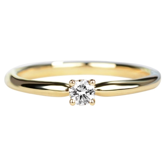 Diamond Ring, 18k Yellow Gold Diamond Ring, Engagement Ring, Wedding Ring, Luxury Ring, Ring/Band, Diamond Cut Ring | Save 33% - Rajasthan Living 6
