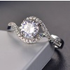 925 Sterling Silver Lab White Topaz Ring, Topaz Engagement Ring, Statement Ring, Engagement and Wedding Ring, Wedding Ring, luxury Ring | Save 33% - Rajasthan Living 10