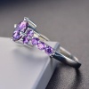 925 Sterling Silver Lab Amethyst Woman Ring, Emerald Ring, Statement Ring, Engagement and Wedding Ring | Save 33% - Rajasthan Living 15