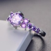 925 Sterling Silver Lab Amethyst Woman Ring, Emerald Ring, Statement Ring, Engagement and Wedding Ring | Save 33% - Rajasthan Living 16