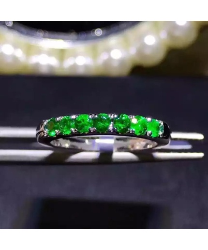 Natural Emerald Woman Ring, 925 Sterling Silver, Emerald Ring, Statement Ring, Engagement and Wedding Ring | Save 33% - Rajasthan Living 3